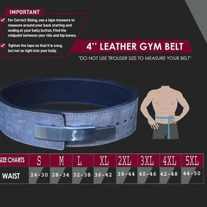 เข็มขัดยกน้ำหนักแบบคันโยก 10 มม. 13 มม. เข็มขัดพยุงหลังสำหรับฟิตเนส ออกกำลังกาย รับทำโลโก้ตามสั่ง ขายส่ง OEM - Product Image 6