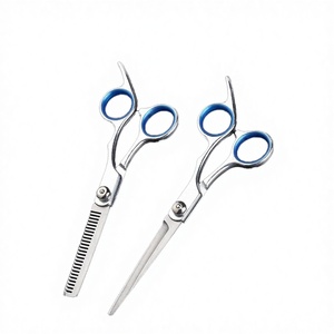 Stainless Steel Sharp Blade Right-Handed Hair Scissor <b>Set</b> Home Use Hairdressing Scissors Kit <b>Barber</b> Thinning Cutting - Product Image 2