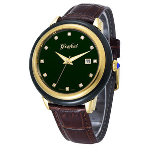Montre mécanique automatique GEZFEEL Classic Design 1042G-7/1042L-7 pour homme et femme, montre de luxe en jade, fabricant certifié. - Product Image 2