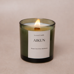 Vela Aromática AIKUN al por Mayor con Lavanda y Manzanilla en Frasco de Vidrio, Vela de Aromaterapia Relajante Premium para OEM al por Mayor - Product Image 2