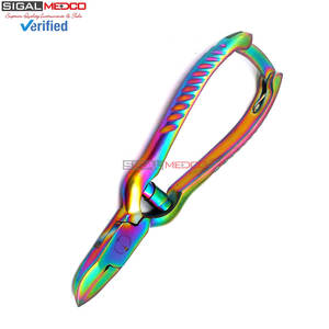 Coupe-ongles en titane multi-usages pour ongles incarnés épais, à mâchoires concaves, avec ressort en barillet, lames ultra-affûtées, robuste - Product Image 2