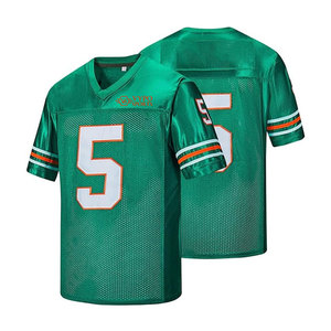Maillot de football américain personnalisé VYPO SPORTS, écologique, 100% polyester, tissu respirant et léger, manches courtes, col en V - Product Image 1