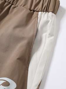 Ensemble de survêtement unisexe d'hiver à capuche, patchwork bicolore, coupe ample, streetwear, avec appliques, qualité supérieure, ensemble coordonné long 2026 - Product Image 4