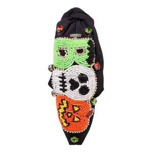Serre-têtes brodés à la main avec perles de rocaille pour fêtes d'Halloween, cadeaux festifs, accessoires de cheveux tendance personnalisés - Product Image 1