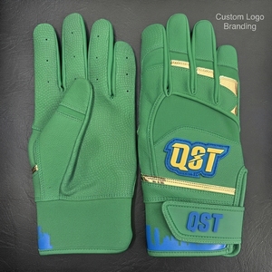 Gants de frappe en cuir synthétique antidérapants et absorbant les chocs, logo personnalisé, séchage rapide, respirants, durables, pour jeunes joueurs de baseball - Product Image 3