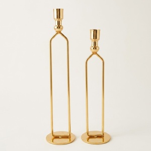 <b>Brass</b> Equestrian Stirrup Candle Holder With Snaffle Bit Detail Elegant Gold Taper <b>Candlestick</b> Stand For Modern Home Table Decor - Product Image 4