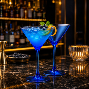 Copas de Cóctel de Color de 280 ml Hechas a Mano de Vidrio Borosilicato, Copas de Martini sin Plomo, Cristalería de Bar Reutilizable al por Mayor - Product Image 6