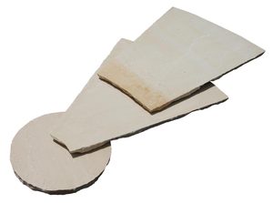 Kit de pavés circulaires en grès menthe GROCON, design moderne, pour terrasse extérieure/jardin (1,8 m, 2,4 m, 3 m) - Product Image 2