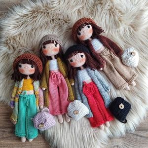 Poupée Amigurumi au Crochet Faite Main, Jouet en Peluche Douce, Cadeau Décoratif pour Achat en Gros - Product Image 2
