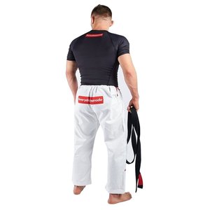 Uniforme de Jiu Jitsu Brasileño para Hombre, Blanco, 100% Algodón, Corte Regular, Ropa Duradera para Artes Marciales, Talla Adulto - Product Image 2