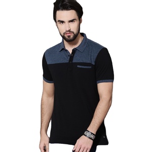Polo de golf personnalisé 100% coton polyester pour hommes, uniforme d'affaires de haute qualité, impression brodée du logo, solide - Product Image 1