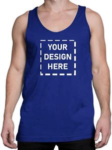 เสื้อกล้ามสำหรับเข้ายิมสำหรับผู้ชาย XXL,ออกแบบโลโก้ OEM แบบเรียบสปอร์ตทำจากผ้าฝ้ายสำหรับวิ่งออกกำลังกาย - Product Image 4