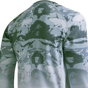 T-shirts de pêche personnalisés en gros, marque privée, fabricant OEM, fournisseur, production en vrac, tissu anti-UV haute performance, vêtements de sport - Product Image 6