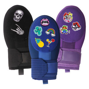 Guantes Térmicos de Invierno con Parches de Diseño de Calavera, Cactus y Mario, Largos hasta la Muñeca, Casuales, para Ciclismo, Multifuncionales, para las Cuatro Estaciones - Product Image 1