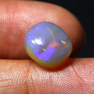 Opale naturelle australienne de 5 carats, pierre précieuse solide de Coober Pedy, opale de bonne qualité, feu bleu, faite à la main pour la fabrication de bijoux - Product Image 2