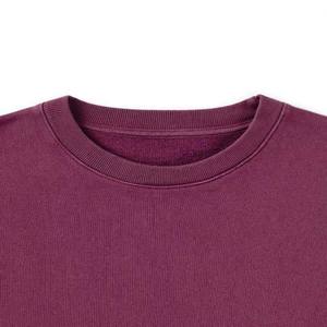 Sweat-shirts vintage pour hommes de haute qualité, 100% coton, col rond, vêtements d'hiver, fabrication professionnelle, teinture unie - Product Image 2