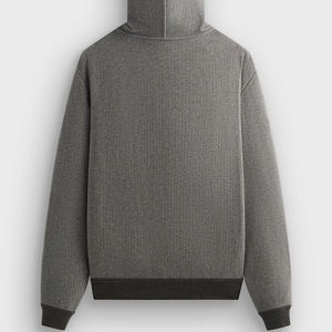 Hoodie homme tendance et stylé, design streetwear, fermeture éclair, matière de haute qualité, avec logo personnalisé. - Product Image 6