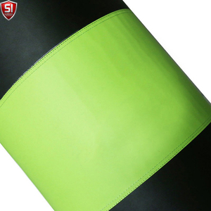 Sac de frappe lourd en cuir SUMROOS avec double sangle, hauteur réglable, base en caoutchouc, rempli de sable 25KG pour entraînement de boxe - Product Image 3