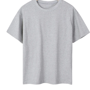 เสื้อยืดคอกลมผ้าฝ้ายแท้ 100% สำหรับผู้ชาย ทรงปกติ หนานุ่ม ระบายอากาศดี เป็นมิตรต่อสิ่งแวดล้อม รับพิมพ์ลายแบบรีดร้อน ขายส่ง - Product Image 2