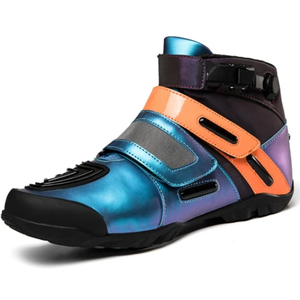 Botas Profesionales para Motocicleta, Botas de Motocross, Botas Impermeables para Motociclistas, Protección para el Tobillo, Zapatos de Moto - Product Image 3