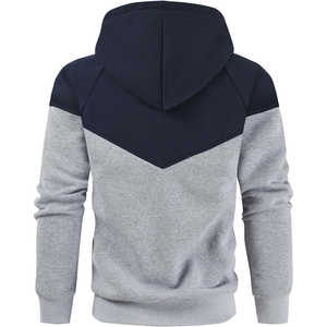 Sajjawal Zipper-Up Oversized Regular Fit 100% Cotton Fleece Heavyweight Solid <b>Waterproof</b> Mens Unisex Hip Hop Winter Hoodie - Product Image 5