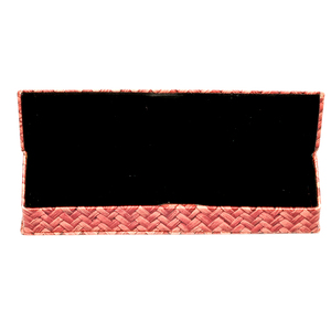 Étui à lunettes de lecture et boîte à lunettes de soleil en cuir PU gaufré personnalisé, disponible en plusieurs couleurs et avec options OEM/ODM - Product Image 3