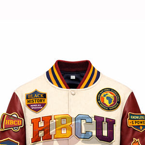 Veste universitaire historiquement liée aux institutions noires – Veste Letterman pour homme avec un design authentique de style universitaire, inspirée des HBCU - Product Image 2