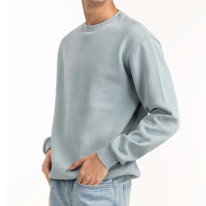 เสื้อสเวตเชิ้ตแขนยาวสตรีทแวร์ผ้าฝ้าย 100% ขายส่ง รับทำโลโก้ ดีไซน์ใหม่ ย้อมสีพื้น แฟชั่นสำหรับฤดูหนาว ลดราคา - Product Image 3