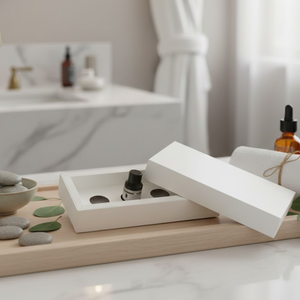 Caja de Almacenamiento de Maquillaje de Cartón Ecológica con Logotipo Personalizado |   Empaque de Papel para Cosméticos con Recubrimiento UV y Laminado Mate para Lápiz Labial - Product Image 4