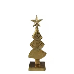 Decorative Iron <b>Christmas</b> <b>Tree</b> <b>Table</b> Top Sculpture for Festive Interior Styling - Product Image 3