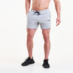 Pantalones cortos de color sólido para hombre, material suave al tacto, con diseño de logotipo personalizable y cintura elástica para mayor comodidad en verano, precio económico. - Product Image 5