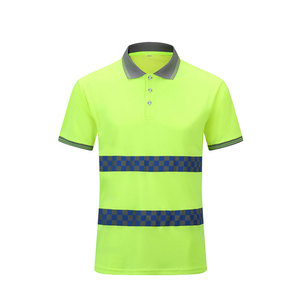 High Visibility Reflective Safety T-Shirts <b>Construction</b> Engineering Professionals Hi-Vis Polo T-Shirts Visibility Protection - Product Image 4