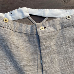 Pantalones de Reproducción Histórica de la Era Civil Americana, Pantalones Diarios Históricos de la Era Civil Americana - Product Image 6