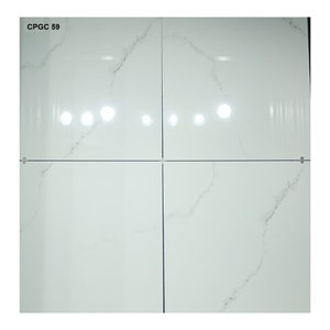 ตัวอย่างกระเบื้องพอร์ซเลนสีขาว Statuario สำหรับผู้นำเข้า B2B ขนาด 60x60 ซม. (600x600 มม.) และ 60x120 ซม. (600x1200 มม.) - Product Image 1