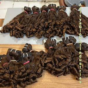 ผมแท้แบบอินเดีย เรมี่ ดับเบิ้ลเวฟท์ สำหรับต่อผม ปลายหนา นุ่มลื่น สไตล์ลอนเด้ง น้ำหนัก 100 กรัม - Product Image 2