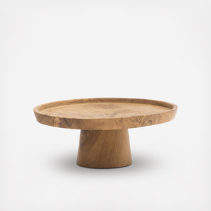 Support à gâteau rond en bois d'acacia écologique, plateau de service sur piédestal pour mariage et fête d'anniversaire, présentoir à desserts, prix bas - Product Image 5