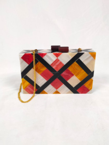 Sac à main en résine, design personnalisé, modèle fait à la main, peint à la main, pour la maison, les fêtes, les mariages, meilleure qualité, Inde, femmes - Product Image 3