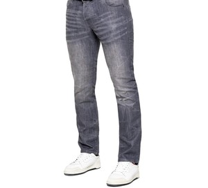 Jean droit pour homme avec ceinture, coupe classique, en denim, poches, pantalon décontracté, très vendu, haute qualité, léger - Product Image 4