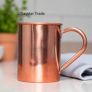 Taza Moscow Mule de Cobre Daystar Trade, Estilo Simple, Ecológica, Reutilizable, para Cócteles, Hogar, Cocina, Bar y Viajes - Product Image 1