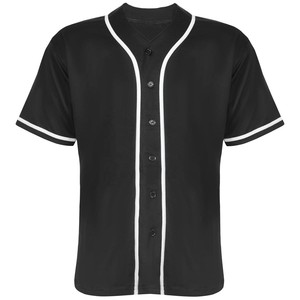 Mens Baseball Jersey 6 Button Front Closure <b>Game</b> Shirt White Trim Athletic Team Outfit Street Sports Top - Product Image 1