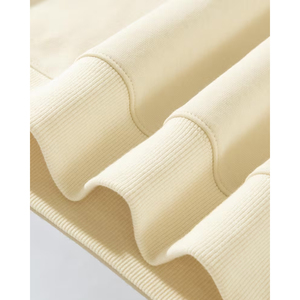 Men's Women's Streetwear Half Zip Pullover Oversized <b>Mock</b> <b>Neck</b> Sweatshirt Plain Cotton Custom Logo <b>Top</b> - Product Image 6