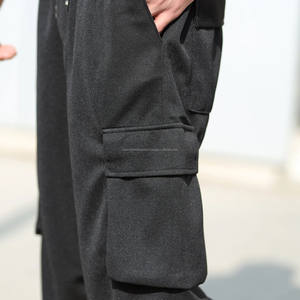 2025 hommes coupe ample extensible décontracté extérieur Cargo pantalon droit écologique prix de gros bas quantité minimale de commande de haute qualité personnalisé - Product Image 3