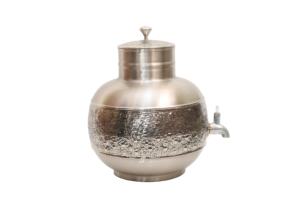 Réservoir d'eau en cuivre de petite taille 8000 ml, Matka en cuivre anti-nickel Chitayi de qualité supérieure, fabriqué à la main, avec robinet en laiton, pour usage domestique et professionnel, écologique - Product Image 3