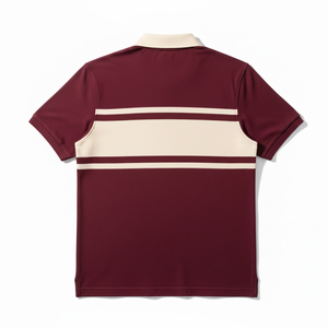 เสื้อโปโลผ้าปิเก้ระบายอากาศได้ดีสำหรับผู้ชาย ปักโลโก้ที่อกได้ตามสั่ง ขายส่งเสื้อยืดเปล่าลำลองสำหรับธุรกิจและกอล์ฟ - Product Image 2