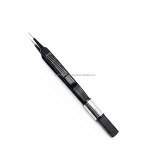 คีมจับแบบไม่ติดผิวชนิดใช้ซ้ำได้ ยี่ห้อ McPherson Bipolar Forceps พร้อมหัวต่อแบบยุโรป สำหรับการผ่าตัดห้ามเลือดในงานผ่าตัดขนาดเล็ก - Product Image 1