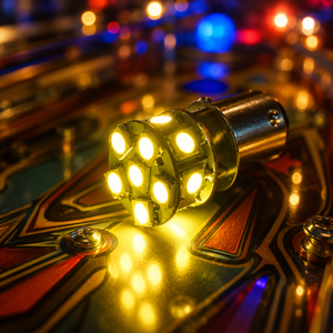 หลอดไฟ LED สำหรับรถยนต์รุ่นใหม่ 7440 3157 1156 1157 13SMD 5050 12V สีเหลืองทอง สำหรับรถบรรทุก มอเตอร์ไซค์ ไฟเลี้ยว ไฟเบรก - Product Image 4