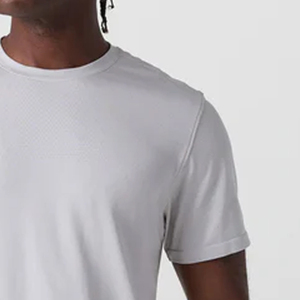 Vêtements décontractés, col rond, design de haute qualité, couleur unie, design respirant, design de logo personnalisable, manches courtes - Product Image 4