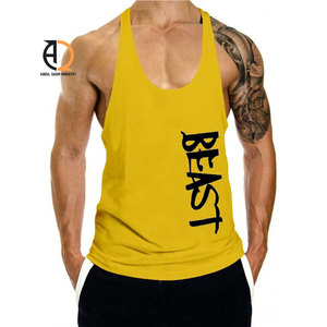 Mens Gym Singlet Stretch Sleeveless Fitness Training Tank - Product Image 6