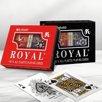 Cartes à Jouer Personnalisables de Haute Qualité 100% Plastique Étanche Finition Brillante Série Classique Double Jeu 62x88mm Poker