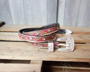 Wholesale Stylish Western Styled Cow Hide <b>Genuine</b> <b>Leather</b> <b>Belts</b> Hand-Crafted for Women and Unisex - Product Image 3